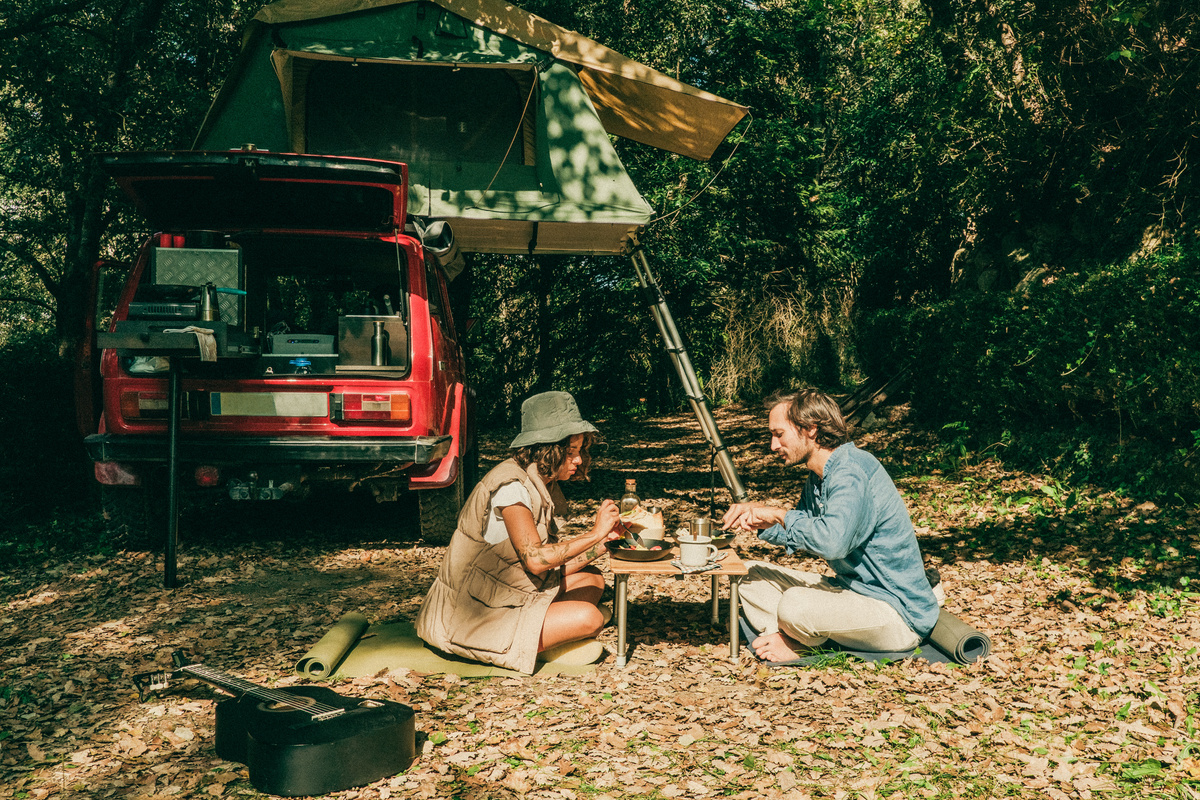 Couple Having Breakfast